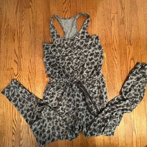 Aerie animal print romper